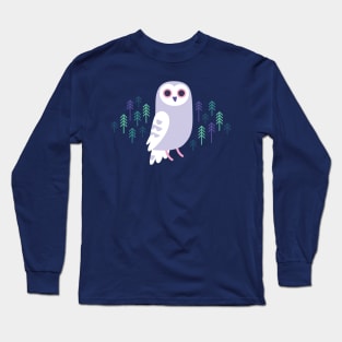 Winter Owl Long Sleeve T-Shirt